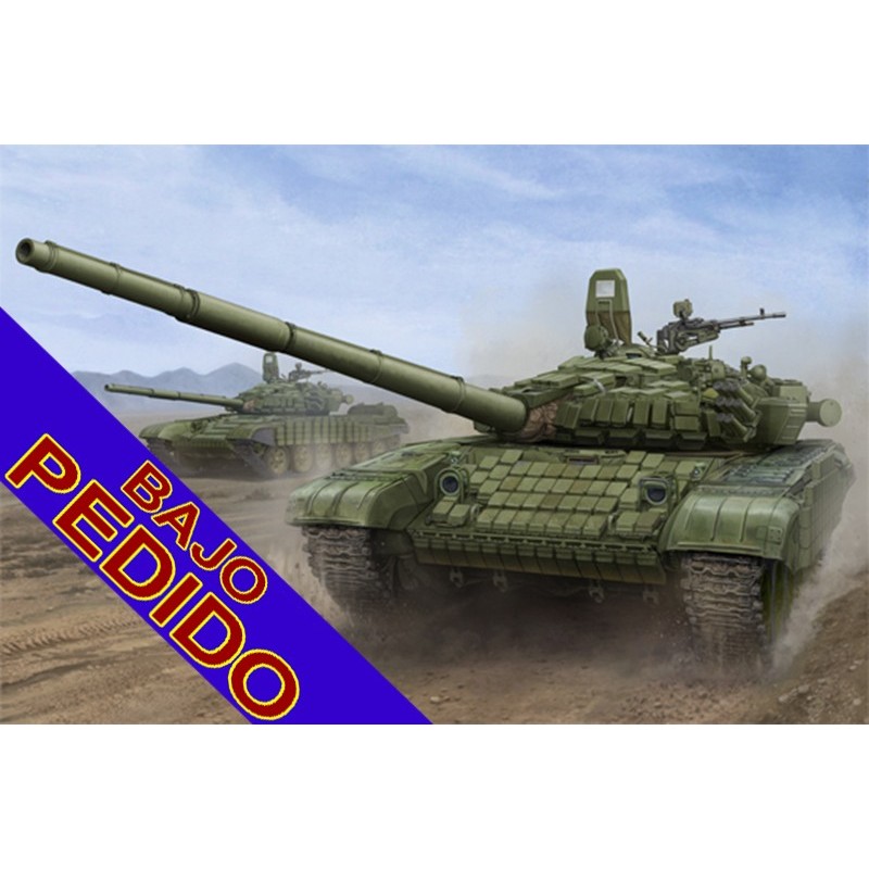 CARRO DE COMBATE T-72 B/B1 Kontakt 1 -Escala 1/16- Trumpeter 00925 CARRO DE COMBATE T-72 B/B1 Kontakt 1 -Escala 1/16- Trumpeter 00925