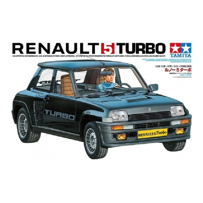 RENAULT 5 TURBO - ESCALA 1/24 - TAMIYA 24368 RENAULT 5 TURBO - ESCALA 1/24 - TAMIYA 24368