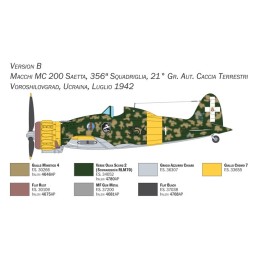 MACCHI C. 200 SERIE XXI - XXIII -Escala 1/48 - ITALERI 2767