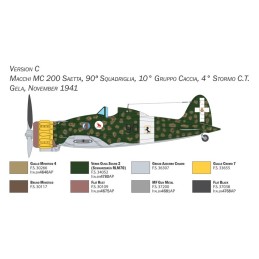 MACCHI C. 200 SERIE XXI - XXIII -Escala 1/48 - ITALERI 2767