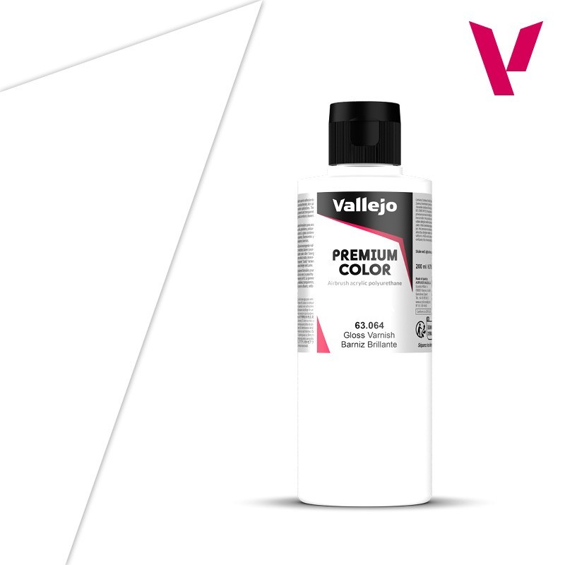 BARNIZ BRILLANTE 200 ml - Acrilicos PREMIUM Vallejo 63064 BARNIZ BRILLANTE 200 ml - Acrilicos PREMIUM Vallejo 63064