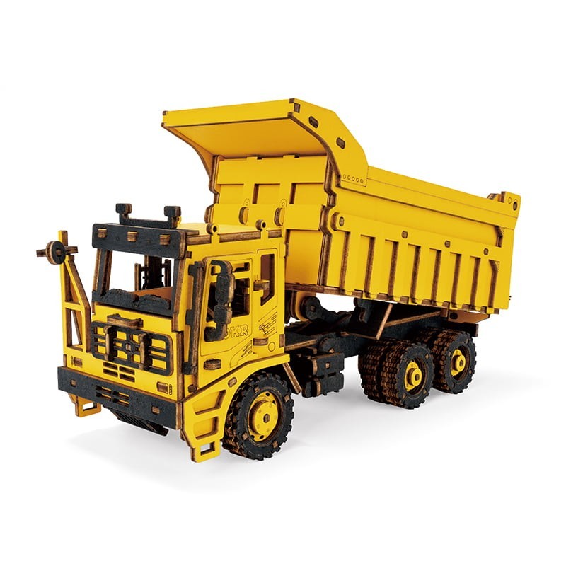 CAMION VOLQUETE KIT 3D EN MADERA - ROBOTIME TG603K CAMION VOLQUETE KIT 3D EN MADERA - ROBOTIME TG603K