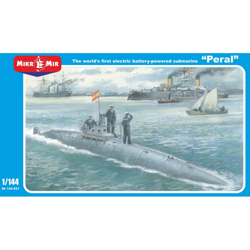 SUBMARINO PERAL (España) -Escala 1/144- Mikro Mir 144-021