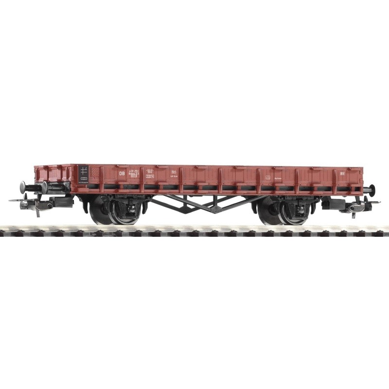 VAGON 2 EJES BORDES BAJOS DB Epoca III -Escala 1/87 - h0- PIKO 58741