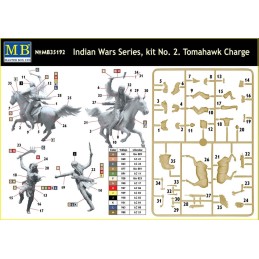 Indian Wars Nº2: CARGA TOMAHAWK -Escala 1/35- Master Box MB35192
