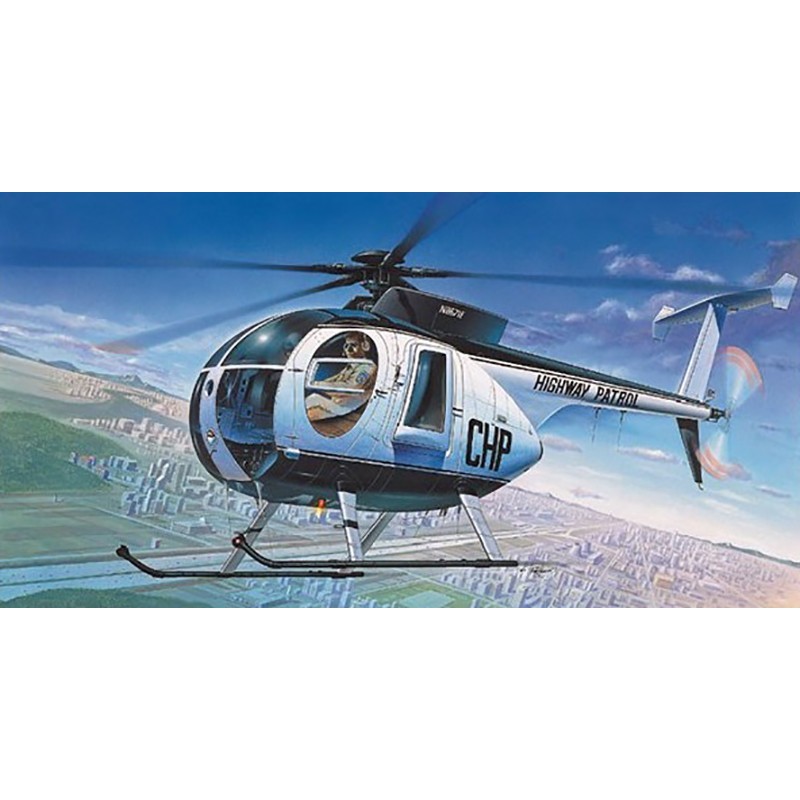 HUGHES 500 D CAYUSE (POLICIA) -Escala 1/48 - ACADEMY 12249 HUGHES 500 D CAYUSE (POLICIA) -Escala 1/48 - ACADEMY 12249