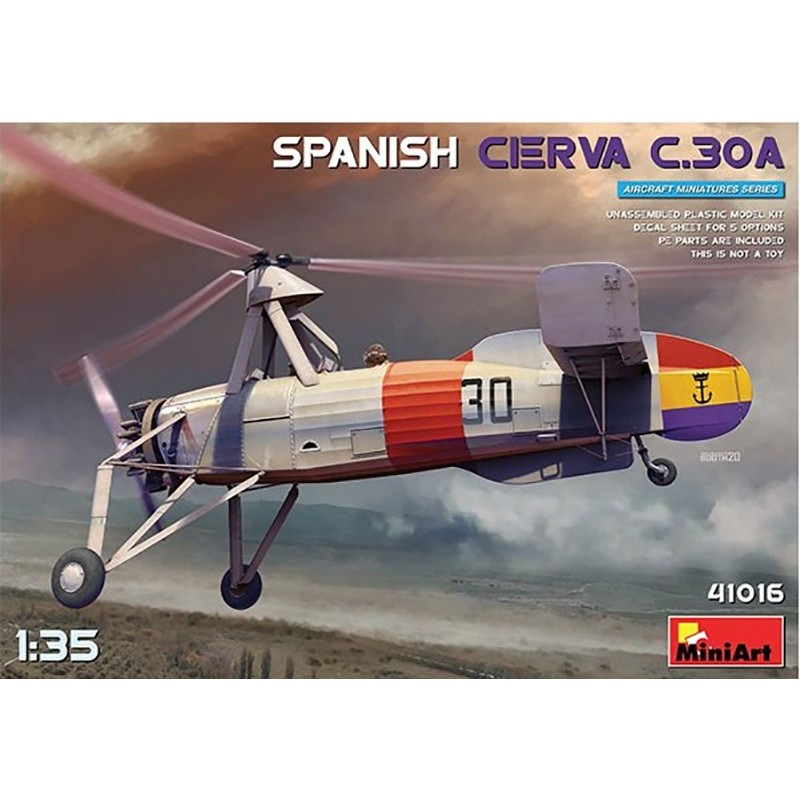 AVRO CIERVA C.30 A (España) -Escala 1/35- MiniArt 41016 AVRO CIERVA C.30 A (España) -Escala 1/35- MiniArt 41016