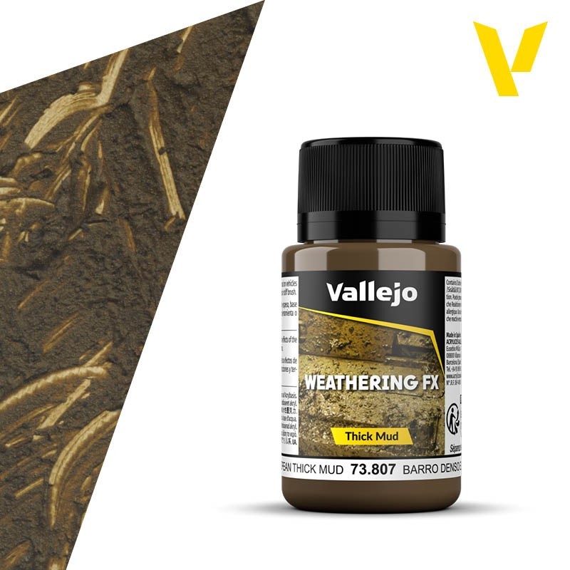 Weathering Effects: TEXTURA BARRO EUROPEO 40 ml - VALLEJO 73807 Weathering Effects: TEXTURA BARRO EUROPEO 40 ml - VALLEJO 73807