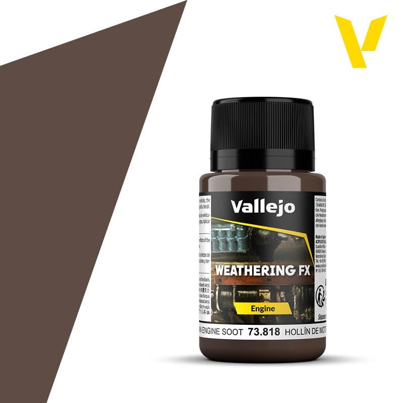 Weathering Effects: EFECTO HOLLIN DE MOTOR 40 ml - VALLEJO 73818 Weathering Effects: EFECTO HOLLIN DE MOTOR 40 ml - VALLEJO 73818