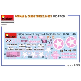 CAMION OPEL BLITZ 3,5t CARGA 3,6-36S Mid Production -Escala 1/35- MiniArt Models 35456