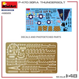 REPUBLIC P-47 D-30RA THUNDERBOLT Advanced Kit -Escala 1/48- MiniArt 48029