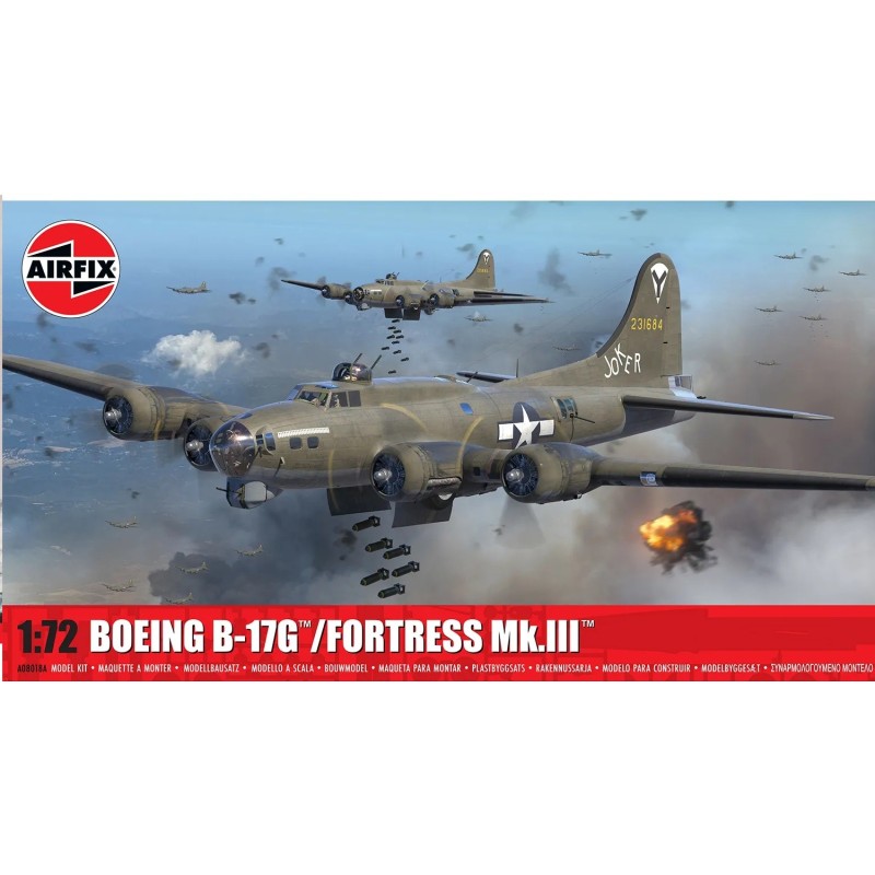 BOEING B-17G FLIYING FORTRESS / FORTRESS Mk.III -Escala 1/72- Airfix A08018A BOEING B-17G FLIYING FORTRESS / FORTRESS Mk.III -Escala 1/72- Airfix A08018A