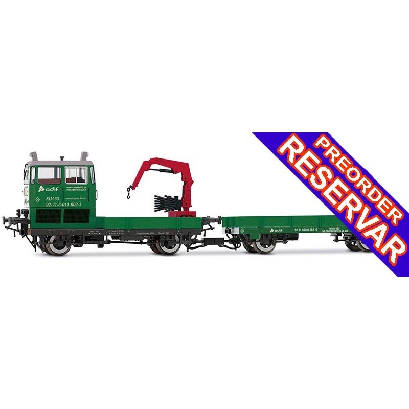 DRESINA KLV53 ADIF - DIGITAL CON SONIDO - ESCALA H0 - ELECTROTREN HE2011S DRESINA KLV53 ADIF - DIGITAL CON SONIDO - ESCALA H0 - ELECTROTREN HE2011S