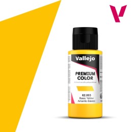 PINTURA LEXAN PREMIUN RC: AMARILLO BASICO 60 ml - Acrylicos Vallejo 62003