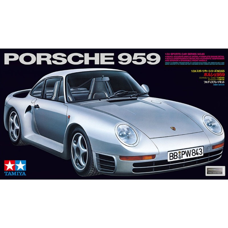 PORSCHE 959 ESCALA 1/24 TAMIYA 24065 PORSCHE 959 ESCALA 1/24 TAMIYA 24065