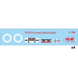 "FLOTA DE ACERO DEL KAISER" -Escala 1/700- ICM S.021