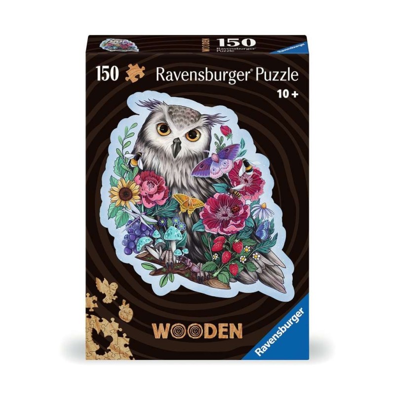 PUZZLE 150 PZS MADERA - BUHO - RAVENSBURGER 17511 PUZZLE 150 PZS MADERA - BUHO - RAVENSBURGER 17511