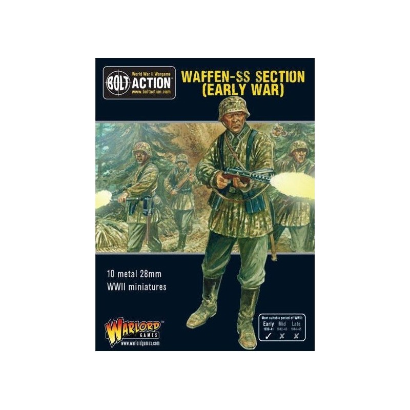 INFANTERIA ALEMANA (Waffen SS) -Escala 1/56- Warlord Games 402212101 INFANTERIA ALEMANA (Waffen SS) -Escala 1/56- Warlord Games 402212101