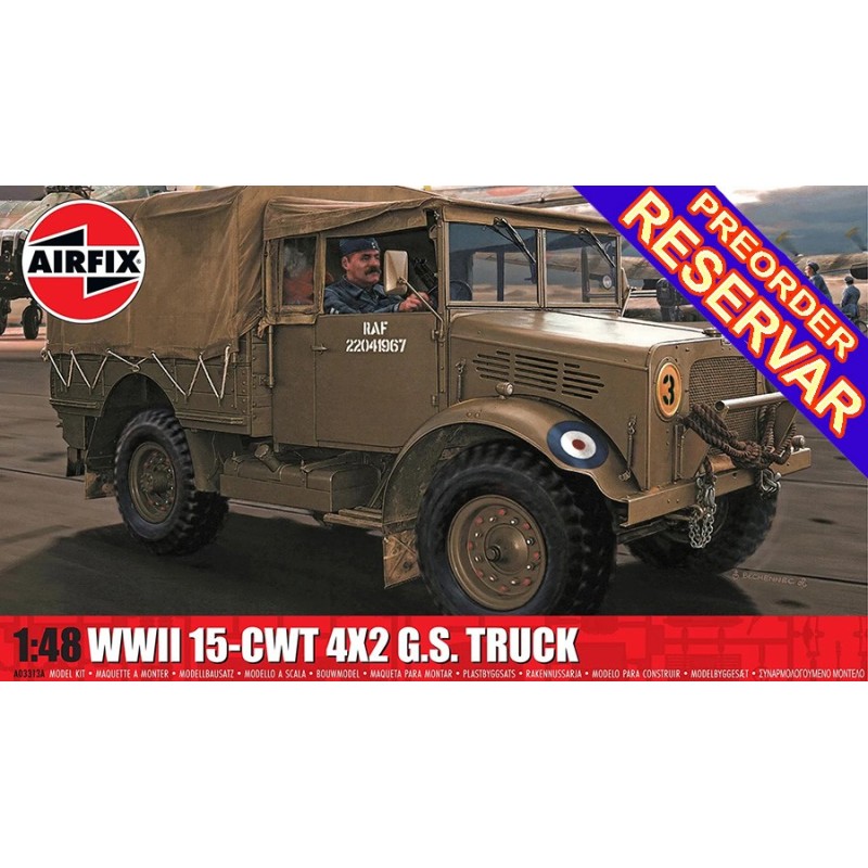 BEDFORD MWD (15-cwt 4 x 2) -Escala 1/48- Airfix A03313A BEDFORD MWD (15-cwt 4 x 2) -Escala 1/48- Airfix A03313A