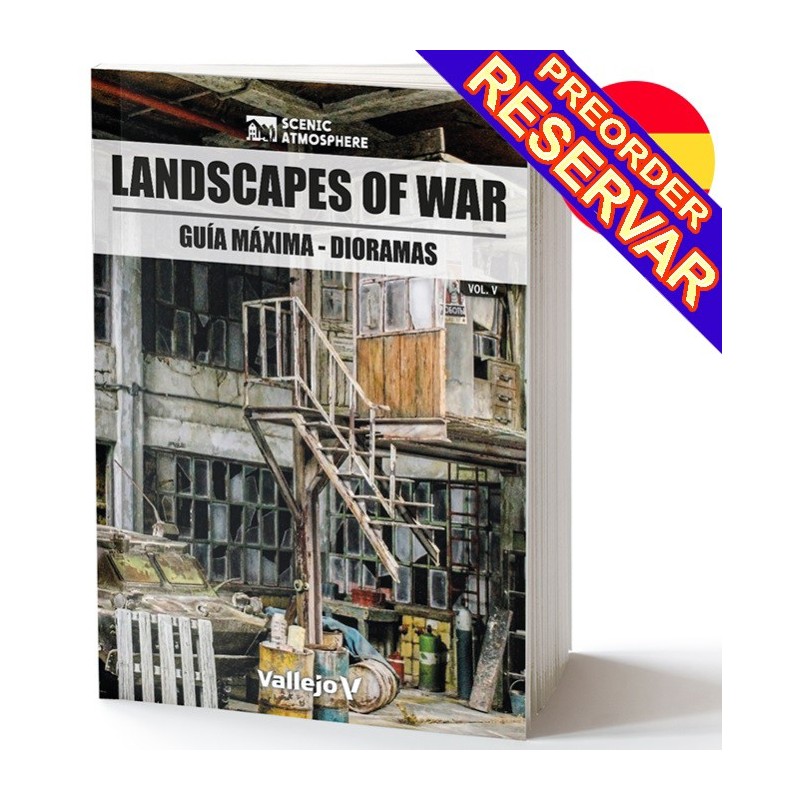 LIBRO: LANDSCAPES OF WAR Vol. 5 Castellano - Acrylicos Vallejo 75072 LIBRO: LANDSCAPES OF WAR Vol. 5 Castellano - Acrylicos Vallejo 75072