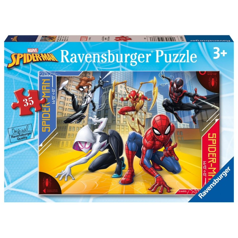 PUZZLE 35 PZS SPIDERMAN - RAVENSBURGER 05686 PUZZLE 35 PZS SPIDERMAN - RAVENSBURGER 05686