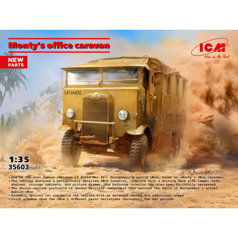 CAMION BRITANICO LEYLAND RETRIEVER GENERAL SERVICE "MOTGOMERY" -Escala 1/35 - ICM 35603