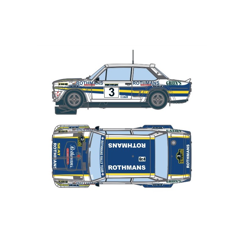 SEAT ABARTH 131 - TALAVERA ‘82 -Escala 1/32- SCALEXTRIC ORIGINAL U10549S300