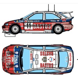 FORD ESCORT COSWORTH - RALLY YPRES ‘95 -Escala 1/32- SCALEXTRIC ORIGINAL U10547S300
