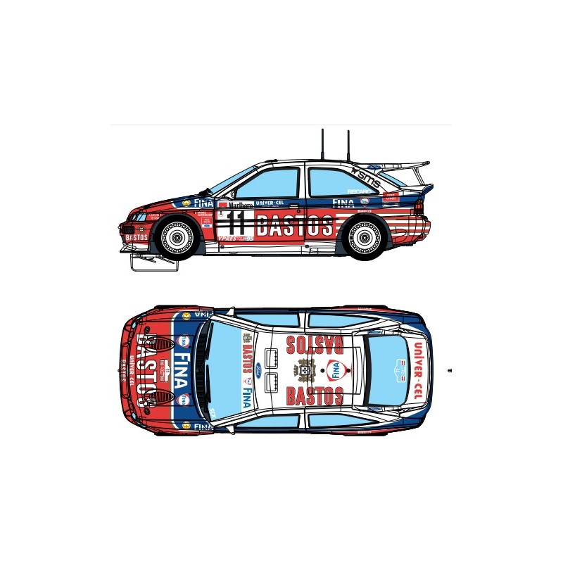 FORD ESCORT COSWORTH - RALLY YPRES ‘95 -Escala 1/32- SCALEXTRIC ORIGINAL U10547S300 FORD ESCORT COSWORTH - RALLY YPRES ‘95 -Escala 1/32- SCALEXTRIC ORIGINAL U10547S300