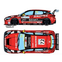 CUPRA LEÓN COMPETICIÓN - TEAM MONLAU -Escala 1/32- SCALEXTRIC ORIGINAL U10552S300