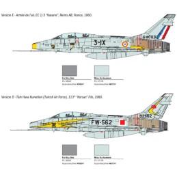NORTH AMERICAN F-100 F SUPER SABRE -Escala 1/72- Italeri 1398