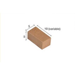 PIEDRA MURO ROJA 5X5mm (300 UNIDADES) AEDES