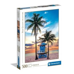 PUZZLE 500 PZS MIAMI BEACH (36 X 49 CMS) - CLEMENTONI 35568