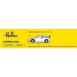 CITROEN C4 WRC -Escala 1/24- Heller 80756