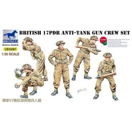ARTILLEROS BRITANICOS (Cañon 17 LIBRAS) -Escala 1/35- BRONCO MODELS CB35087