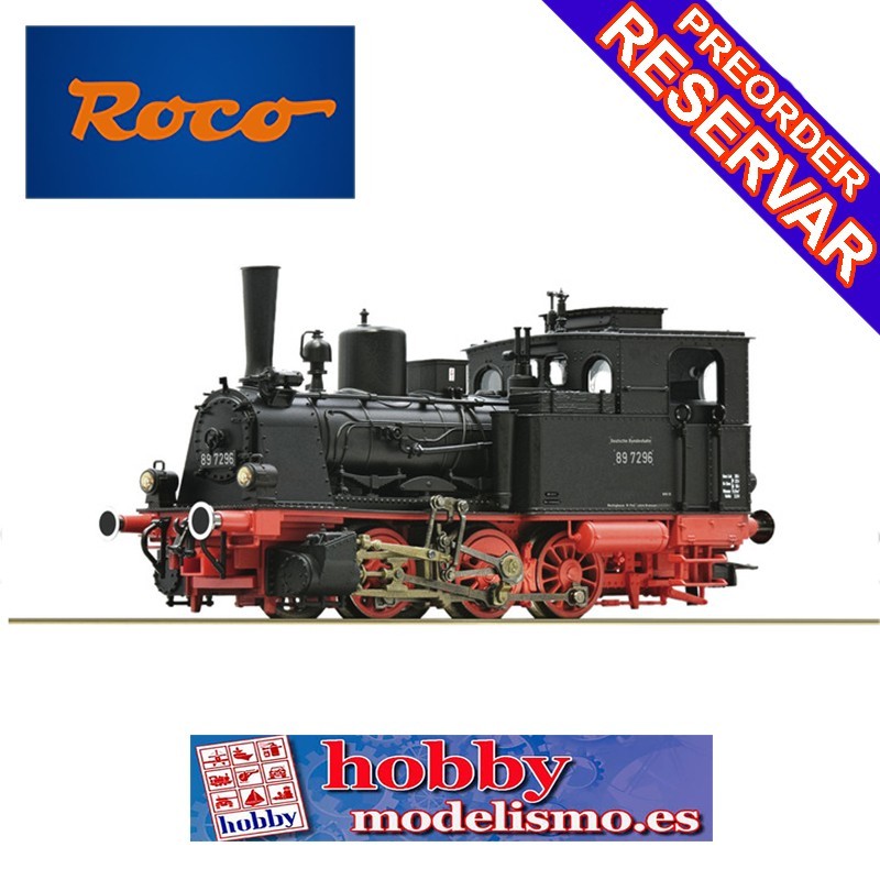 LOCOMOTORA VAPOR CLASE 89.70-75, DB - DIGITAL CON SONIDO - ESCALA H0 - ROCO 7110014 LOCOMOTORA VAPOR CLASE 89.70-75, DB - DIGITAL CON SONIDO - ESCALA H0 - ROCO 7110014