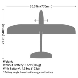 AVION MINI AEROSCOUT RTF - HORIZON HOBBY HBZ5700