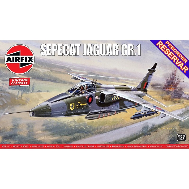 SEPECAT Jaguar GR.1 -Escala 1/72- Airfix A03011V SEPECAT Jaguar GR.1 -Escala 1/72- Airfix A03011V