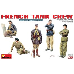 TRIPULANTES DE CARRO FRANCESES 1940 -Escala 1/35- MiniArt 35105