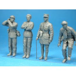 TRIPULANTES DE CARRO FRANCESES 1940 -Escala 1/35- MiniArt 35105