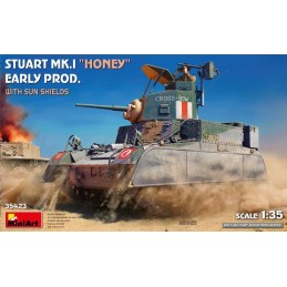 CARRO DE COMBATE STUARD Mk-I "Honey" (Early) & Sun Sheilds -Escala 1/35- MiniArt 35423