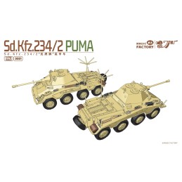 VEHICULO BLINDADO Sd.Kfz.234/2 PUMA -Escala 1/72- Magic Factory 3001