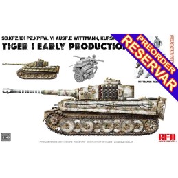 CARRO DE COMBATE SD.KFZ.181 TIGER I Early "Kursk 1943" & M. Wittman (UPDATE) -Escala 1/35- RyeField Model 5140