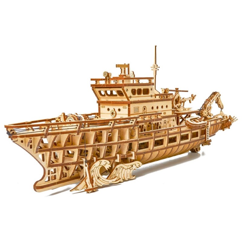 BARCO DE EXPLORACION OCEANICA KIT 3D EN MADERA - Wood Trick WDTK020 BARCO DE EXPLORACION OCEANICA KIT 3D EN MADERA - Wood Trick WDTK020