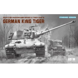 CARRO DE COMBATE Sd. Kfz. 182 KINGTIGER (Standard Version) Ardenas 1944 -Escala 1/35- RyeField Model 5137