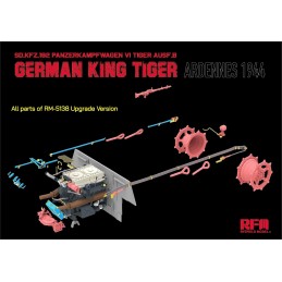 CARRO DE COMBATE Sd. Kfz. 182 KINGTIGER (Upgrade Version) Ardenas 1944 -Escala 1/35- RyeField Model 5138