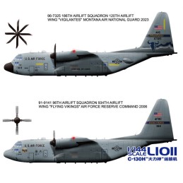 LOCKHEED C-130H Hercules (2 en 1) -Escala 1/144- Great Wall Hobby L1011