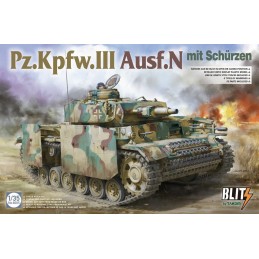 CARRO DE COMBATE Sd.Kfz. 141 Panzer III Auf. N -Escala 1/35- Takom 8005