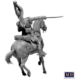 Napoleonic  Wars Series: OFICIAL DRAGON FRANCES "Batalla de Friedland" -Escala 1/32- Master Box 32023