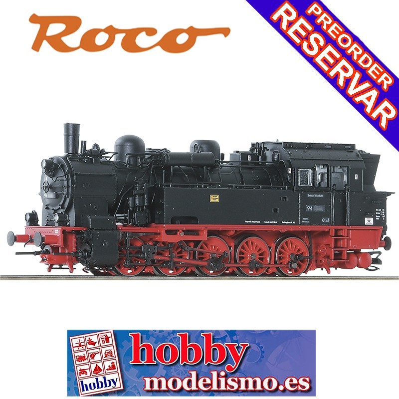 LOCOMOTORA VAPOR CLASS 94 1670-2, DR - ESCALA H0 - ROCO 7180004 LOCOMOTORA VAPOR CLASS 94 1670-2, DR - ESCALA H0 - ROCO 7180004